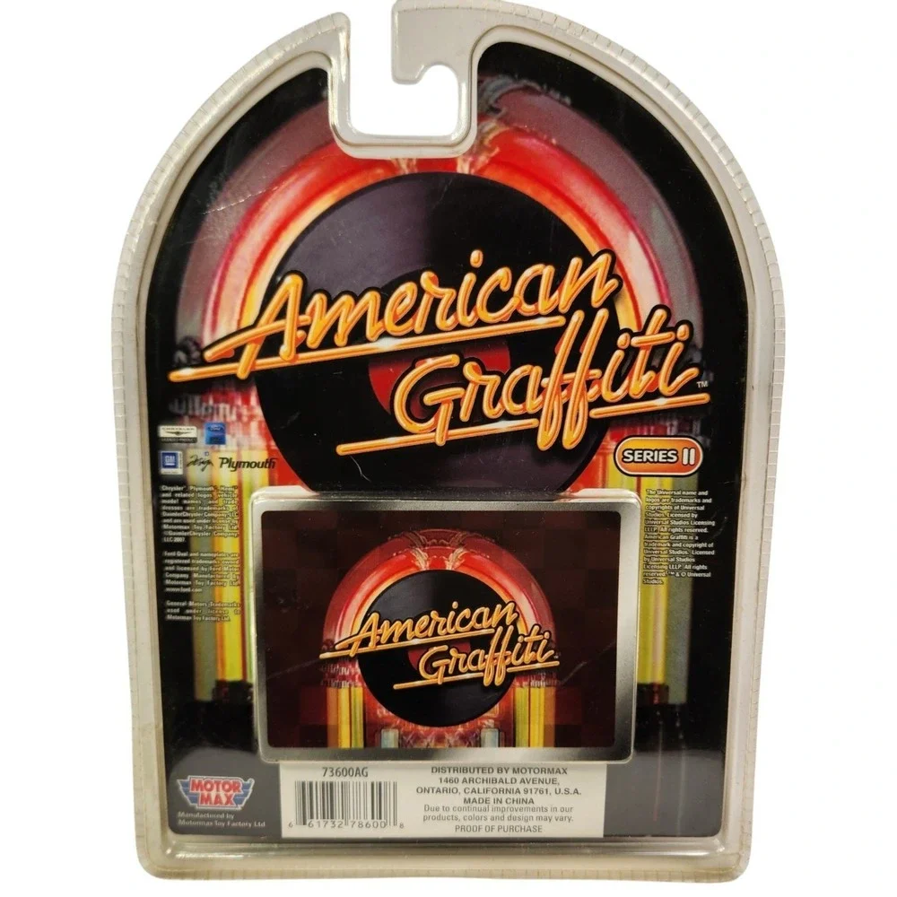 Motormax American Graffiti Series II 1:64 1969 Pontiac GTO Judge Red Diecast